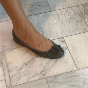 London Sole Charcoal Ballet Flats